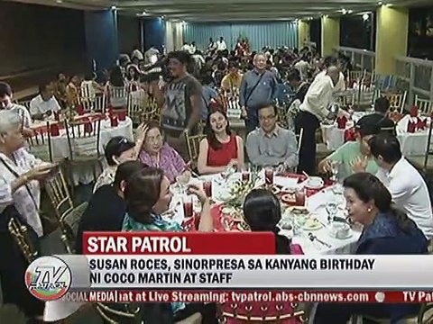 Susan Roces, sinorpresa sa kanyang birthday ni Coco Martin at Staff