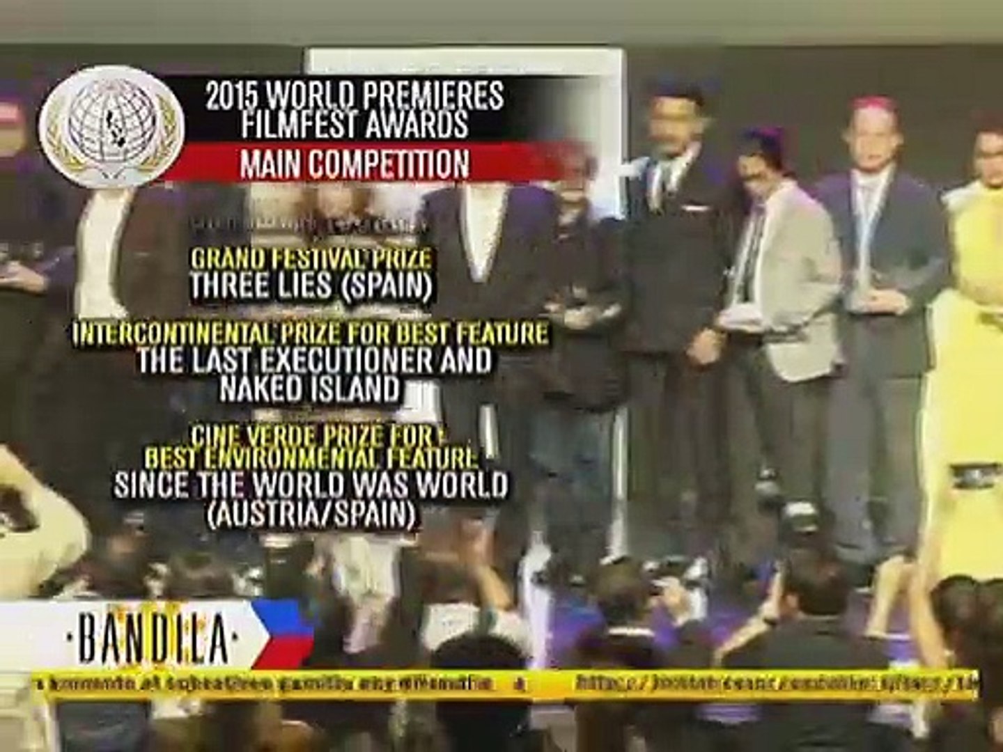 ⁣Mga pelikula at artistang Pinoy, wagi sa 2nd World Premieres film festival