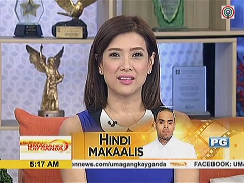 Chris Brown, nagtataka kung bakit hindi siya makaalis ng bansa