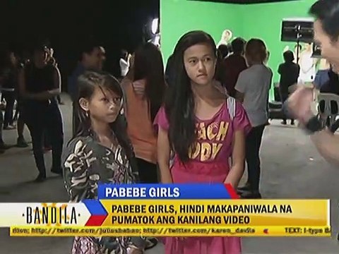 Pabebe girls, hindi makapaniwala na pumatok ang kanilang video