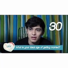 Ano ang right age para magpakasal ayon kina James at Nadine?