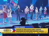 Kapamilya teen stars, sama-samang nagpasaya sa kanilang concert kanina