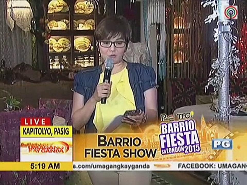 Kapamilya Stars, pinasaya ang Filipino community sa London sa Barrio Fiesta show