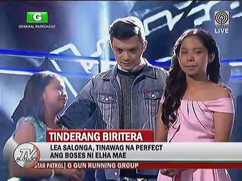 Lea Salonga, tinawag na perfect ang boses ni Elha Mae