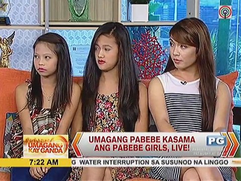 Umagang Pabebe kasama ang Pabebe Girls, live!