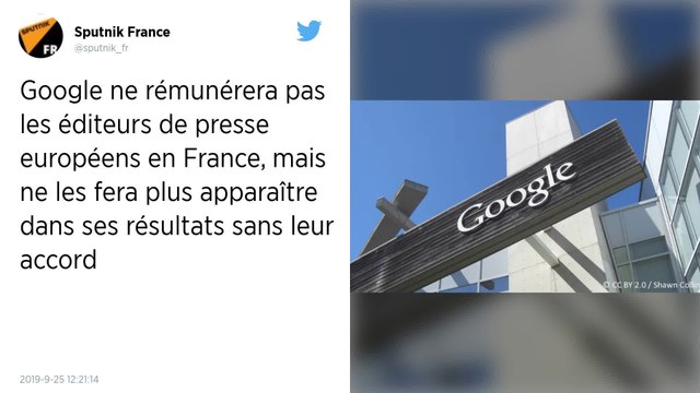 Google ne paiera pas les éditeurs de presse en France pour les extraits de leurs contenus