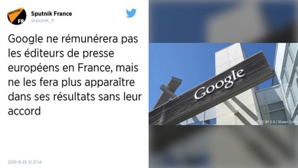 Google ne paiera pas les éditeurs de presse en France pour les extraits de leurs contenus