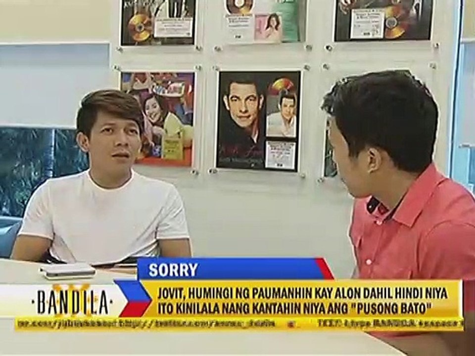 Jovit, humingi ng paumanhin kay Alon dahil hindi niya ito kinilala nang kantahin niya ang ""Pusong Bato""