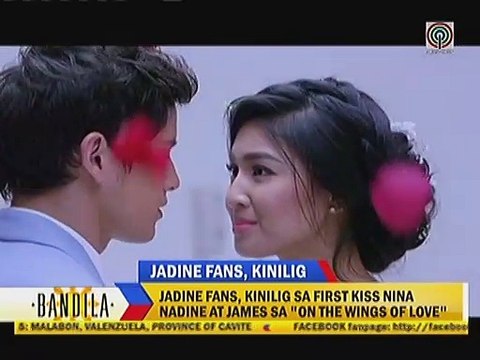 Jadine fans, kinilig sa first kiss nina Nadine at James sa On The Wings Of Love