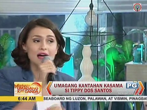 Umagang kantahan kasama si Tippy Dos Santos