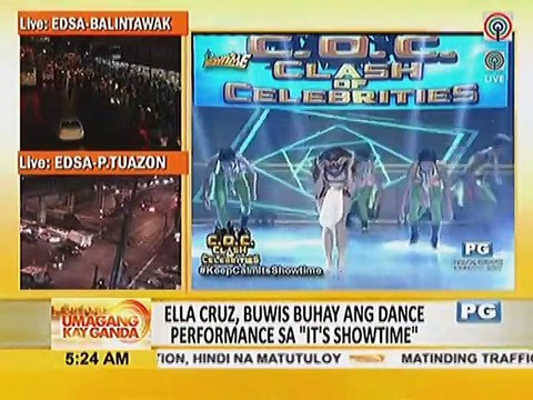 Elle Cruz, buwis buhay ang dance performance sa It's Showtime