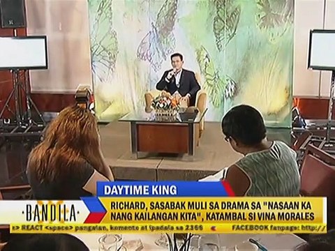 Richard Yap, sasabak muli sa drama sa Nasaan Ka Nang Kailangan Kita , katambal si Vina Morales