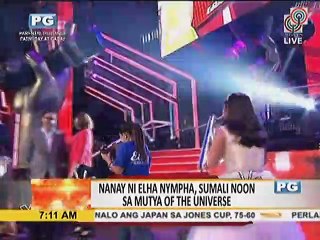 Nanay ni Ehla Nympha, sumali noon sa Mutya of the Universe