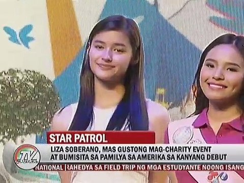 Liza Soberano,mas gustong mag-charity event at bumisita sa pamilya sa Amerika sa kanyang debut