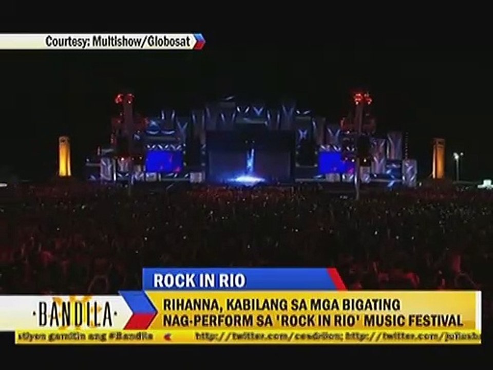 Rihanna, kabilang sa mga bigating nag-perform sa 'Rock in Rio' music festival