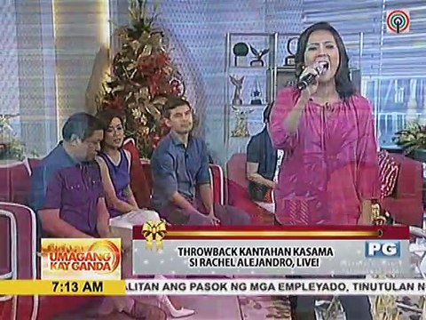 Throwback Kantahan kasama si Rachel Alejandro, Live!