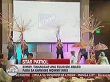 Bimby, tinanggap ang Tourism Award para sa kanyang Mommy Kris