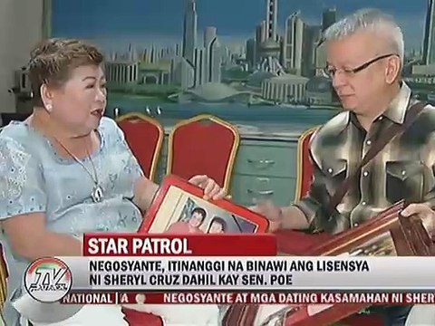 Negosyante, itinanggi na binawi ang lisensya ni Sheryl dahil kay Sen. Poe