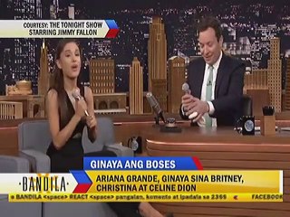 Ariana Grande, ginaya sina Britney, Christina at Celine Dion