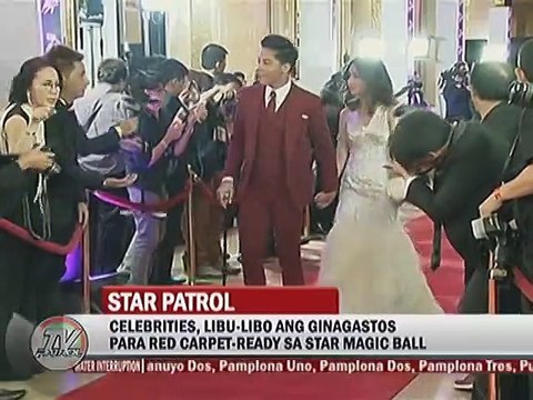 Celebrities, libu-libo ang ginagastos para sa Red Carpet-Ready sa Star Magic Ball