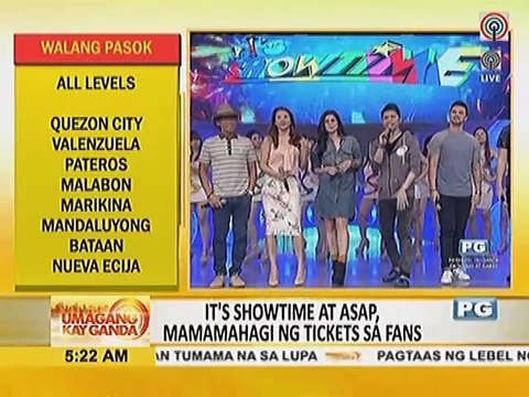 It's Showtime at ASAP, mamamahagi ng tickets sa fans