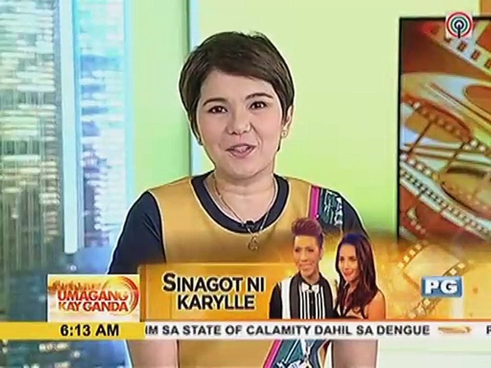 Karylle, sinagot na ang issue sa paghalik sa kanya ni Vice Ganda