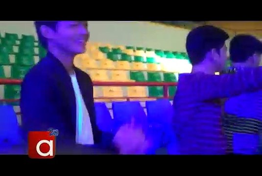 BTS EXCLUSIVE: Supah Cute Gimme 5 Boys Rehearsing in Bi?n