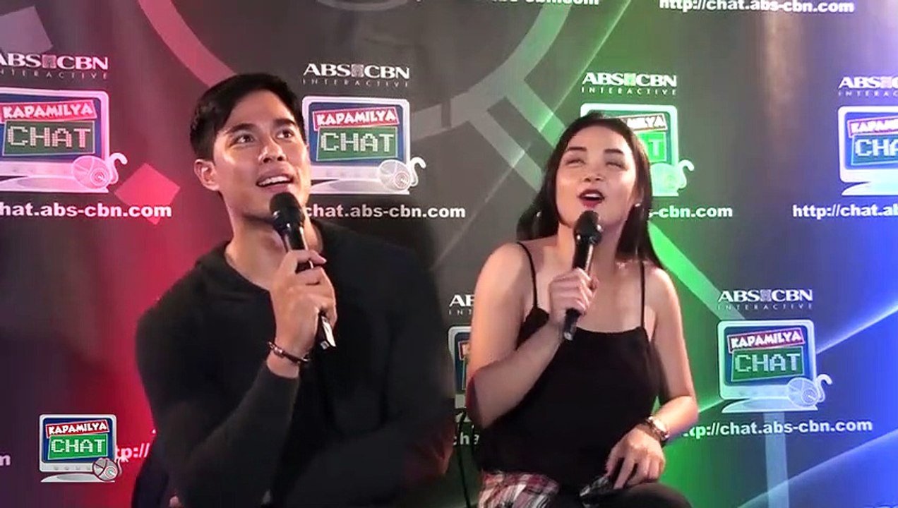 Meg Imperial and Victor Silayan answer killer questions at the Kapamilya Chat