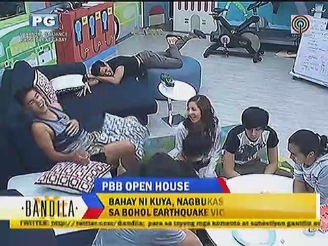 Bahay ni Kuya, nagbukas para makatulong sa Bohol Earthquake victims