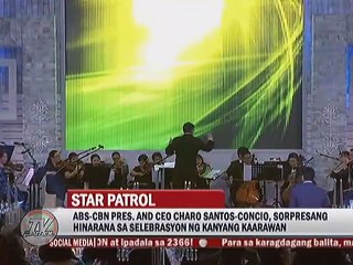 Télécharger la video: ABS-CBN Pres. and CEO Charo Santos-Concio, sorpresang hinarana sa selebrasyon ng kanyang kaarawan