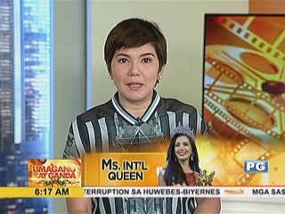 Ms. Int'l Queen Trixie Maristela, nagpasalamat sa suporta