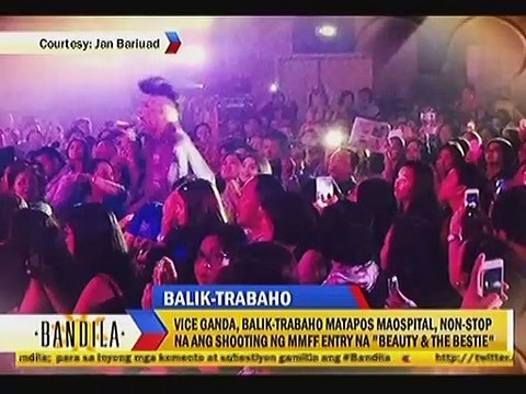 Vice Ganda, balik-trabaho matapos maospital, non-stop na ang shooting ng MMFF entry na Beauty & The Bestie