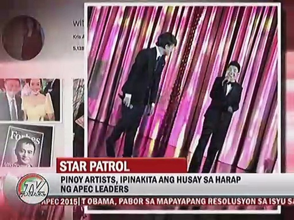 Pinoy Artists, ipinakita ang husay sa harap ng APEC Leaders