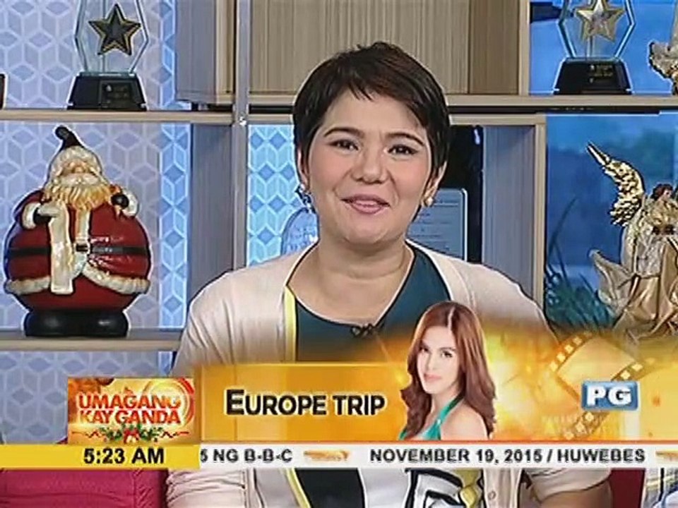 Dalawang Linggong bakasyon sa Europe regalo ni Shaina Magdayao sa sarili