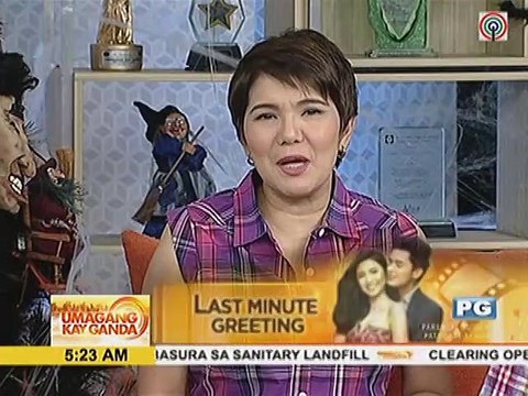 James Reid, naghabol ng birthday greetings kay Nadine Lustre