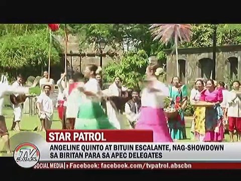 Angeline Quinto at Bituin Escalante, nag-showdown sa biritan para sa APEC Delegates