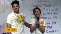 WATCH: KathNiel fans, sinabayan ang kanilang idols sa pagkanta ng 'Pangako Sa'Yo'