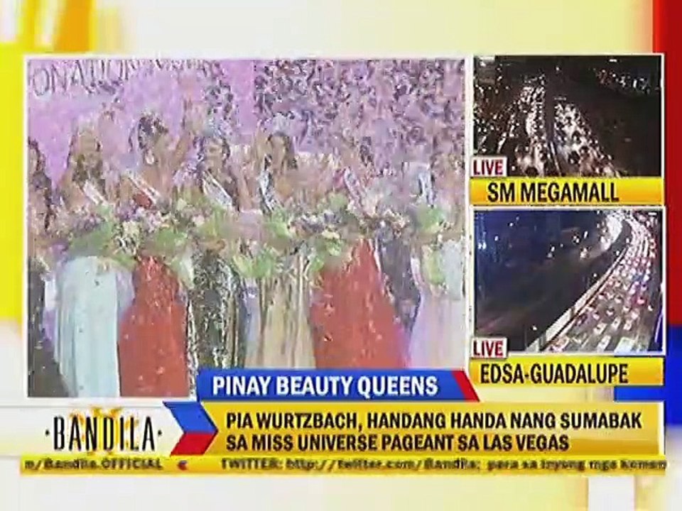 Pinay Beauty Queens na sina Pia Wurtzbach at Ch...
