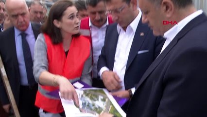 İstanbul-imamoğlu, esenyurt'ta bazı projeleri yerinde inceledi