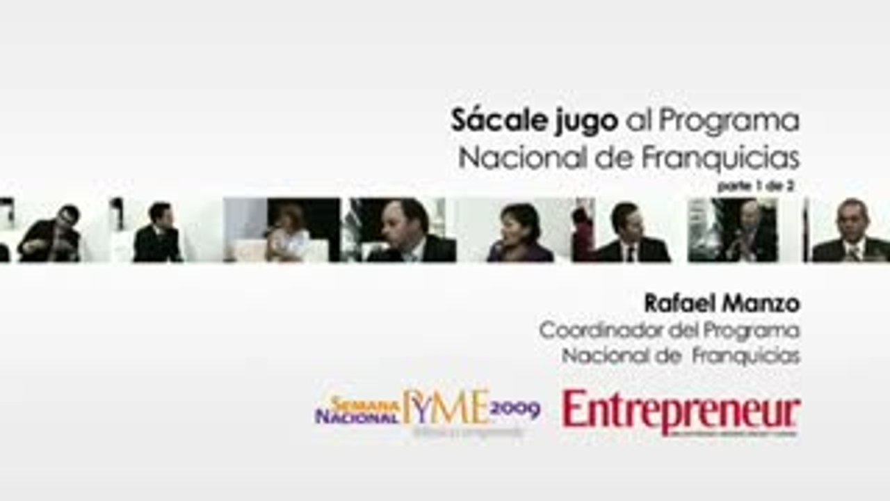 Programa Nacional de Franquicias. Semana PYME 2009 - 1
