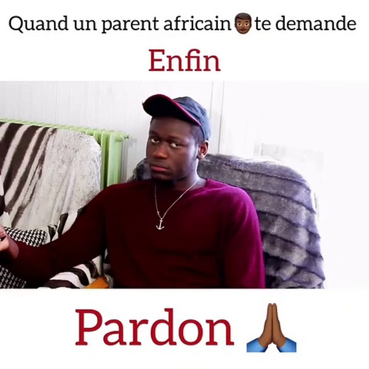 Découvrez ce qui se passe quand un parent africain demande pardon à son enfant... Le rêve, c'est claire
