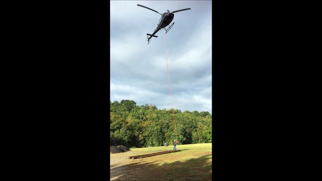 La Tour-en-Jarez: trois poteaux électriques en bois remplacés par la voie des airs