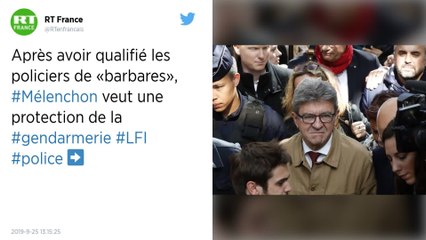 Des policiers vont manifester devant La France insoumise, Mélenchon demande la protection des gendarmes