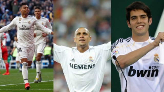 Brasileiros com mais jogos pelo Real Madrid