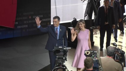 Sánchez participa en el acto Goalkeepers