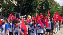 Üniversite öğrencileri 'teröre karşı' yürüdü - İZMİR