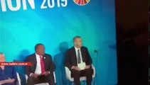 Erdoğan, konuşma yapmak istediğini anlatmaya çalıştı: I speech kürsü