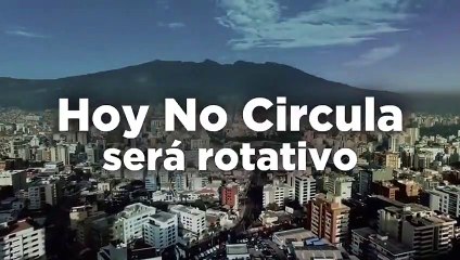 El Hoy No Circula será rotativo