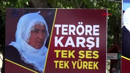 Adıyaman'da kadınlardan, hdp önündeki annelere destek