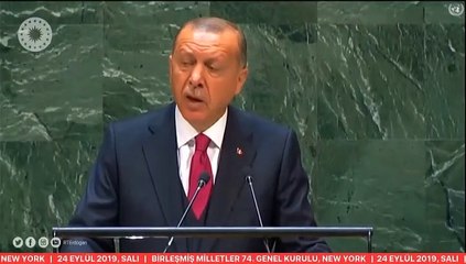 Erdoğan BM Genel Kurulunda: Dünya 5'ten büyüktür